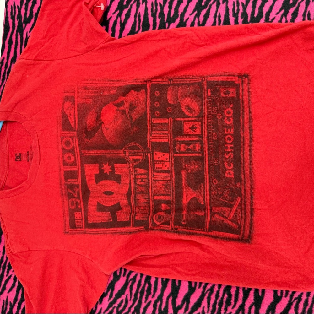 DC Shoes Red Graphic T-Shirt